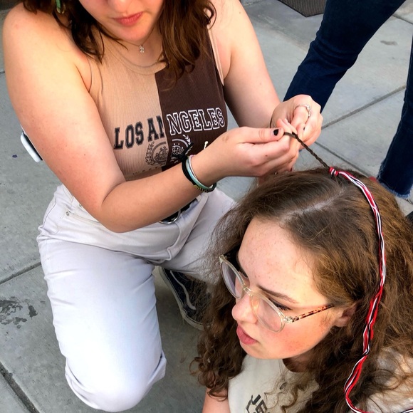 patchwork crop top - Picture 4 of 6